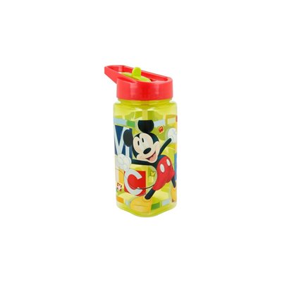 Stor Τετράγωνο Πλαστικό Παγούρι 530 Ml - Mickey Mouse 