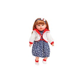 OEM Η Κουκλίτσα Μου Με Ζακέτα Και Φορεματάκι Με Αστέρια, Μιλάει Ελληνικά 