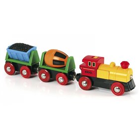 Brio World Τρένο Μπαταρίας Με 2 Βαγόνια  Brio World Τρένο Μπαταρίας Με 2 Βαγόνια