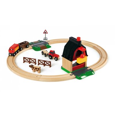 Brio World Σιδηροδρομικό Σετ Φάρμα 