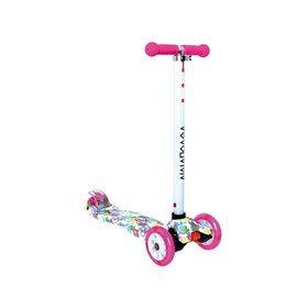 ΑΘΛΟΠΑΙΔΙΑ Πατίνι Τρίτροχο Με Φωτιζόμενα Ροδάκια, N.1 - Ροζ 