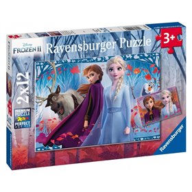 Ravensburger Disney Frozen II Παζλ 2X12 Τεμ. Ψυχρά Και Ανάποδα 2 