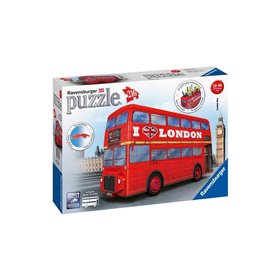 Ravensburger 3D Puzzle 216 Τεμ. London Bus - Λεωφορείο Λονδίνου  Ravensburger 3D Puzzle 216 Τεμ. London Bus - Λεωφορείο Λονδίνου