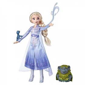 Hasbro Disney Frozen II Storytelling Έλσα Κούκλα Μόδας Με Ενδυμασία Ταξιδιού 