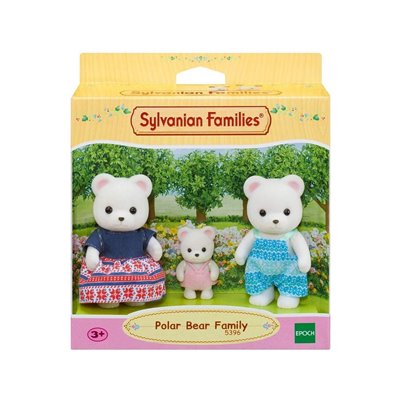 Epoch Sylvanian Families: Polar Bear Family Οικογένεια Πολικής Αρκούδας 