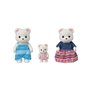 Epoch Sylvanian Families: Polar Bear Family Οικογένεια Πολικής Αρκούδας 