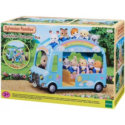 Epoch Sylvanian Families: Sunshine Nursery Bus - Χαρούμενο Σχολικό Λεωφορείο 