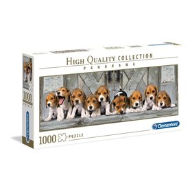 Clementoni Παζλ Panorama Quality Collection Σκυλάκια Beagles 1000 Τμχ  Clementoni Παζλ Panorama Quality Collection Σκυλάκια Beagles 1000 Τμχ