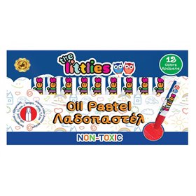 LUNA OFFICE The Littlies Λαδοπαστέλ 12 Χρωμάτων (Oil Pastels) 