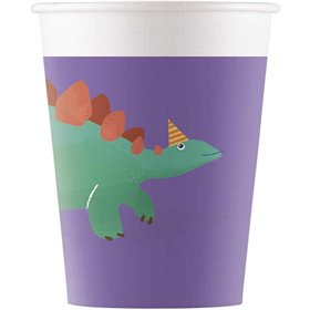 PROCOS Dinosaur Roar Party Ποτήρια Χάρτινα 200Ml - 8 Τεμάχια  PROCOS Dinosaur Roar Party Ποτήρια Χάρτινα 200Ml - 8 Τεμάχια