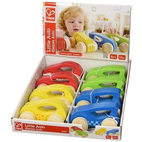 Hape Early Explorer Little Wooden Auto Μικρό Ξύλινο Αυτοκινητάκι - 4 Σχέδια  Hape Early Explorer Little Wooden Auto Μικρό Ξύλινο Αυτοκινητάκι - 4 Σχέδια