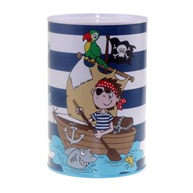 MUST Exploring New Horizons Κουμπαράς Μεταλλικός Πειρατής 10X15 Cm  MUST Exploring New Horizons Κουμπαράς Μεταλλικός Πειρατής 10X15 Cm