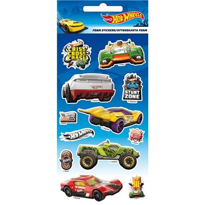 GIM Hot Wheels Foam Stickers Αυτοκόλλητα 