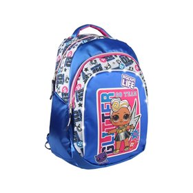 Cerda L.O.L. Surprise Glitter Go Team Glam Life Τσάντα Πλάτης Με Φωτάκια DJ 