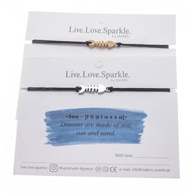 OEM Βραχιόλι Ψαροκόκκαλο 2 Εκ. - 2 Χρώματα 