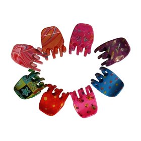 LA FOLLIE Παιδικό Κλαμεράκι Σχέδιο Εμπριμέ 2.5 Cm - 8 Σχέδια  LA FOLLIE Παιδικό Κλαμεράκι Σχέδιο Εμπριμέ 2.5 Cm - 8 Σχέδια