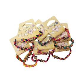 LA FOLLIE Παιδικό Λαστιχάκι Μαλλιών Πλεκτό Χρυσό - 1 Τμχ  LA FOLLIE Παιδικό Λαστιχάκι Μαλλιών Πλεκτό Χρυσό - 1 Τμχ