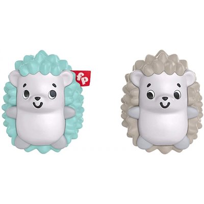 Fisher-Price Hedgehog Shaker Twins Ζωάκια Κουδουνίστρες - Δίδυμα Σκαντζοχοιράκια 