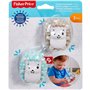 Fisher-Price Hedgehog Shaker Twins Ζωάκια Κουδουνίστρες - Δίδυμα Σκαντζοχοιράκια 