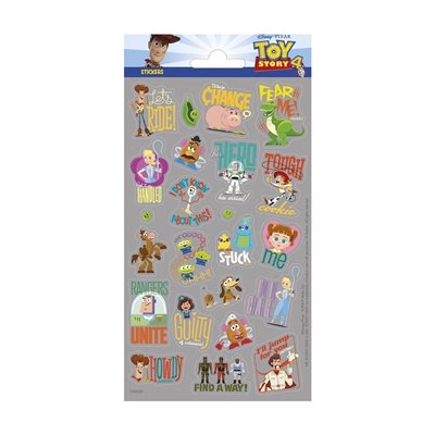 HOLLYTOON Toy Story 4 Stickers Αυτοκόλλητα Γκλίτερ 