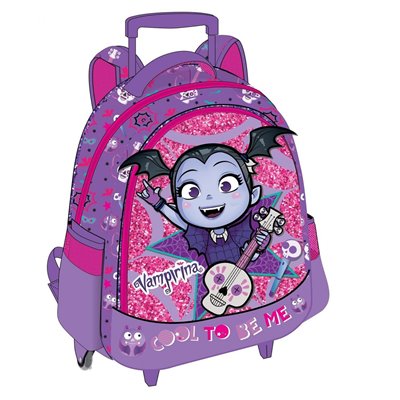 Diakakis imports Vampirina Cool To Be Me Σακίδιο Τρόλλεϋ Νηπιαγωγείου 27X10x31cm - Μωβ 