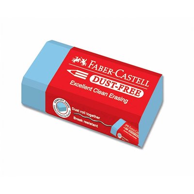 Faber-Castell Γόμα Colour Dust Free - 3 Χρώματα 