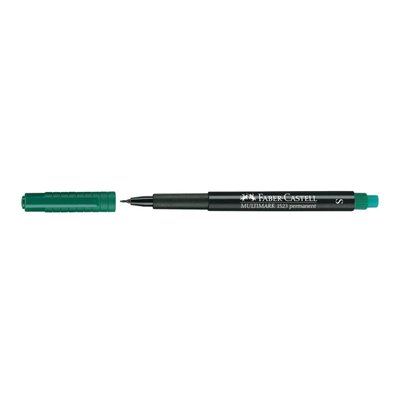 Faber-Castell Πολυ-Μαρκαδόρος Multimark Πάχους S Πράσινος Με Γόμα 