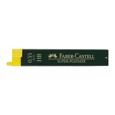 Faber-Castell Περιέκτης Με Μύτες Μηχανικών Μολυβιών Super Polymer 0,35Mm HB 