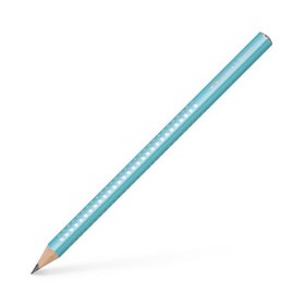 Faber-Castell Jumbo Sparkle Pearl Μολύβι B - Τιρκουάζ 