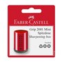 Faber-Castell Mini Grip 2001 Ξύστρα - Κόκκινη, Μπλε - 2 Χρώματα 