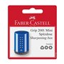 Faber-Castell Mini Grip 2001 Ξύστρα - Κόκκινη, Μπλε - 2 Χρώματα 