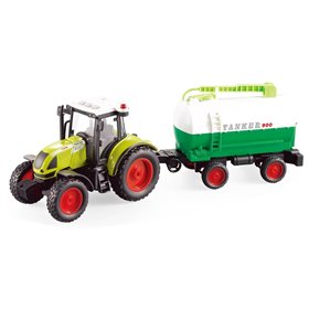  Friction Τρακτέρ Με Βυτιοφόρο Φώτα Και Ήχους 1:16 