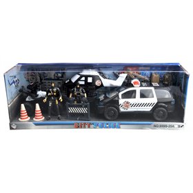 City Police Set Με Αστυνομικούς, Ελικόπτερο Και Τζιπ   City Police Set Με Αστυνομικούς, Ελικόπτερο Και Τζιπ