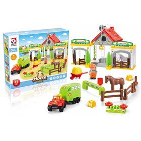  Horse Club Blocks Τουβλάκια Ιππικός Όμιλος 85 Τμχ. 