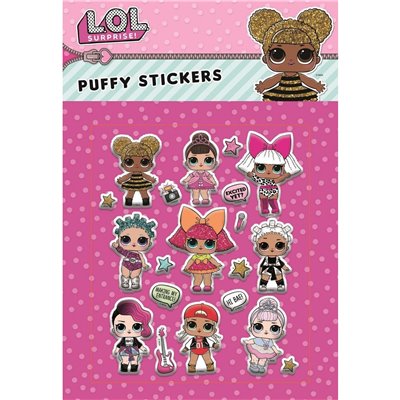 Gialamas L.O.L. Surprise Puffy Stickers Αυτοκόλλητα Φουσκωτά 