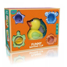 Παιχνίδια Μπάνιου 5Τεμ Funny Bathing Cups   Παιχνίδια Μπάνιου 5Τεμ Funny Bathing Cups