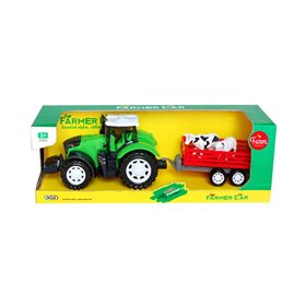  Τρακτέρ Αυτοκούρδιστο Με Καρότσα Με Αγελάδες 