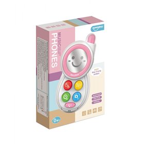  Μουσικό Τηλέφωνο Baby Music Phone Ροζ 