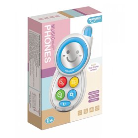  Μουσικό Τηλέφωνο Baby Music Phone Σιέλ 