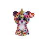 ty Beanie Boos Χνουδωτό Λεοπάρδαλη Giselle Κερατοειδή Πολύχρωμη 15 Εκ. 