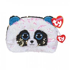 ty Χνουδωτό Sequin Αξεσουάρ Τσαντάκι Πάντα Λευκό  ty Χνουδωτό Sequin Αξεσουάρ Τσαντάκι Πάντα Λευκό