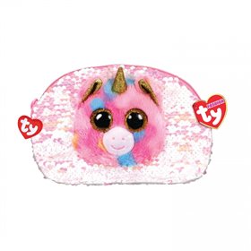 ty Fashion Sequin Χνουδωτό Τσαντάκι Αξεσουάρ Μονόκερος Ροζ Fantasia  ty Fashion Sequin Χνουδωτό Τσαντάκι Αξεσουάρ Μονόκερος Ροζ Fantasia