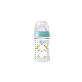 Chicco Πλαστικό Μπιμπερό Well-Being Pop Friends Θήλη Σιλικόνης 150Ml 0+ - 2 Σχέδια  Chicco Πλαστικό Μπιμπερό Well-Being Pop Friends Θήλη Σιλικόνης 150Ml 0+ - 2 Σχέδια