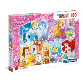 Clementoni Παιδικό Παζλ Color Πριγκίπισσες 180 Τμχ  Clementoni Παιδικό Παζλ Color Πριγκίπισσες 180 Τμχ