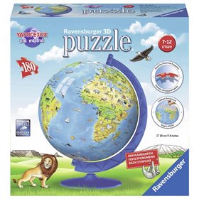 Ravensburger Υδρόγειος Για Παιδιά 180Τεμ.  Ravensburger Υδρόγειος Για Παιδιά 180Τεμ.