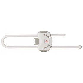 SAFETY 1st Ασφάλεια Ντουλαπιών Με Ολίσθηση - Λευκή 