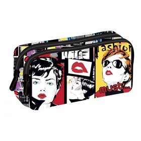 MUST Κασετίνα Με 2 Φερμουάρ Energy Fashion 