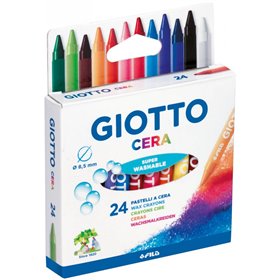 Giotto FILA Cera Κηρομπογιές 9Cm 24 Τμχ  Giotto FILA Cera Κηρομπογιές 9Cm 24 Τμχ