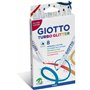 Giotto FILA Turbo Glitter Μαρκαδόροι 8Τμχ 