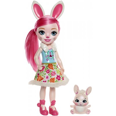 Mattel Enchantimals Μεγάλη Κούκλα - Bree Bunny Με Twist 